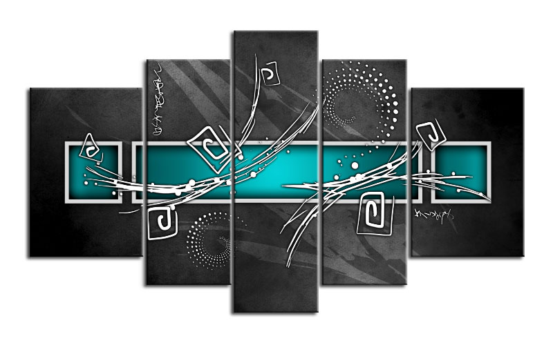 DIGITAL ART TÜRKIS LEINWAND 5 BILDER WANDBILD M51499 GÜNSTIG ALS DIGITAL ART TÜRKIS LEINWAND 5 BILDER WANDBILD M51499 GÜNSTIG ALS